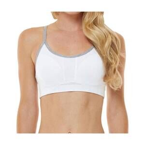 NEW SHAPE ACTIVE exceed low impact sports bra in white